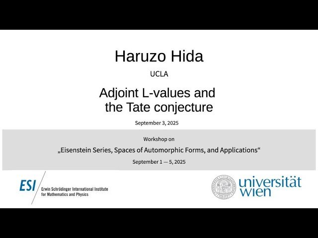 Adjoint L-Values and the Tate Conjecture