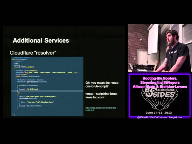 Booting the Booters, Stressing the Stressors - BSidesRI 2013