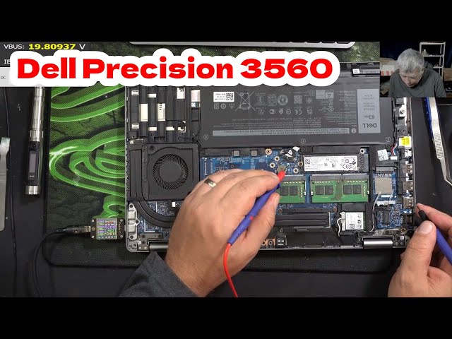 Dell Precision 3560 Charging but Not Coming ON - Board Repair, a Tricky Fault!