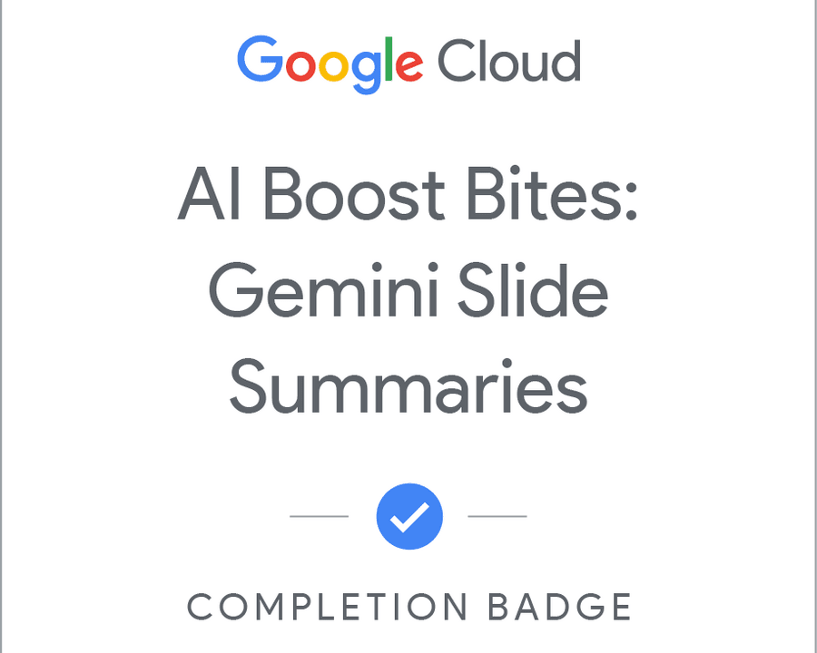 AI Boost Bites: Gemini Slide Summaries