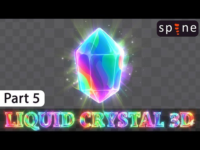 Animating Slot Game in Spine - Liquid Crystal in 3D - Part 5