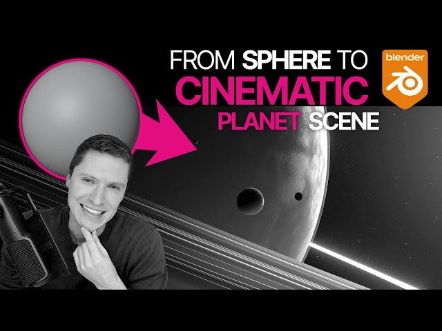Make a Planet Scene in Blender - Under 1 Hour