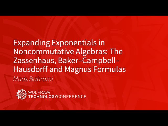 Expanding Exponentials in Noncommutative Algebras