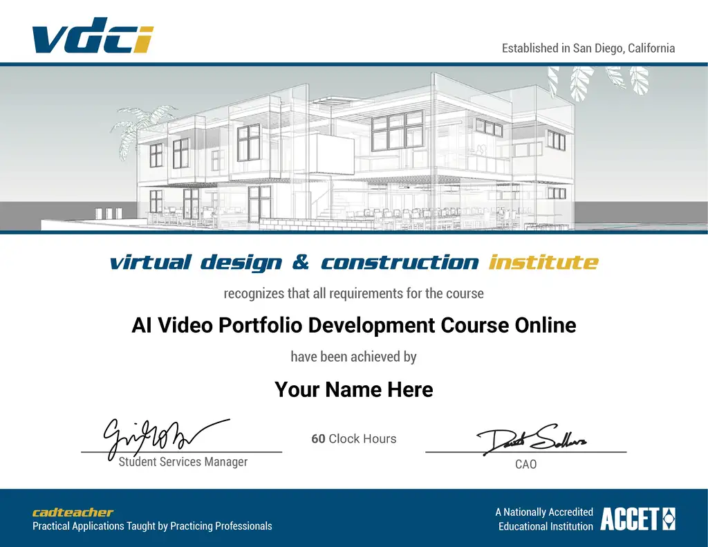 AI Video Portfolio Development