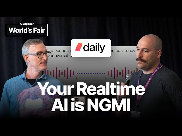 Your Realtime AI is NGMI - Building Real-Time AI Systems from the Network Layer Up