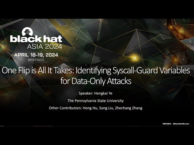 Identifying Syscall-Guard Variables for Data-Only Attacks