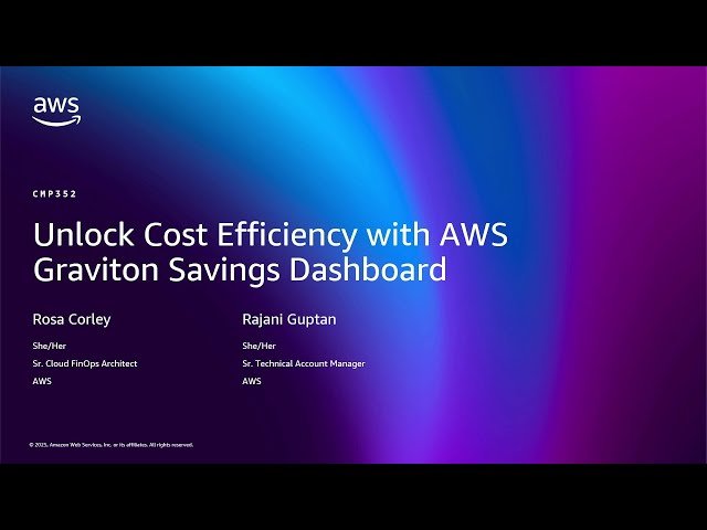 Unlock Cost Efficiency with AWS Graviton Savings Dashboard