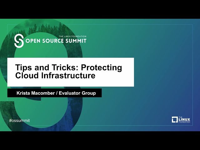 Tips and Tricks - Protecting Cloud Infrastructure