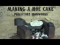 Making a Hoe Cake - Historical Cooking with Charcoal