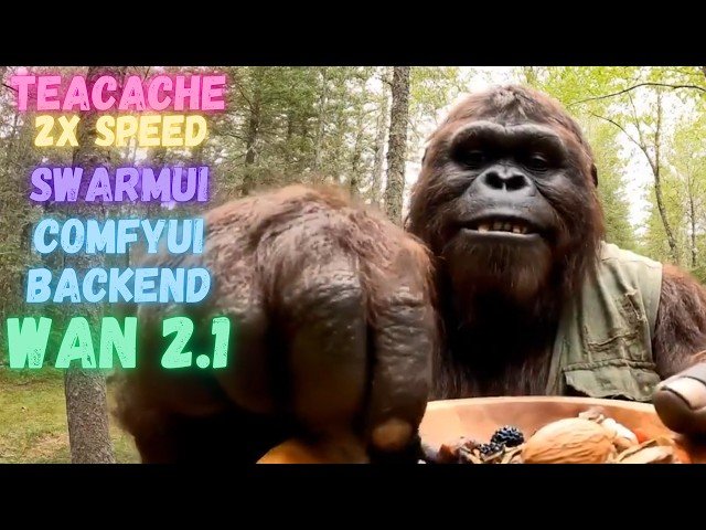 SwarmUI Teacache Tutorial with Wan 2.1 I2V & T2V Presets - Using ComfyUI Backend