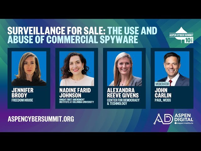 Surveillance for Sale - The Use and Abuse of Commercial Spyware