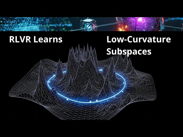 AI Learns in Low-Curvature Subspaces - RLVR