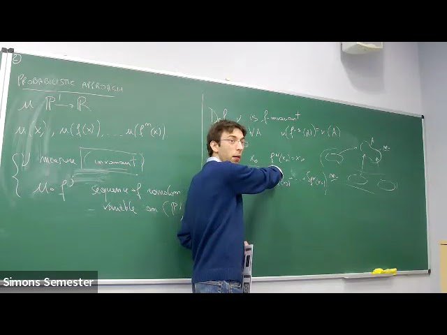Equilibrium States Through Potential Theory - Lecture 1