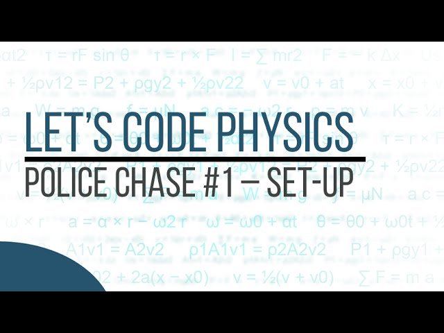 Police Chase Physics Simulation - Modeling Pursuit Dynamics with Variable Acceleration