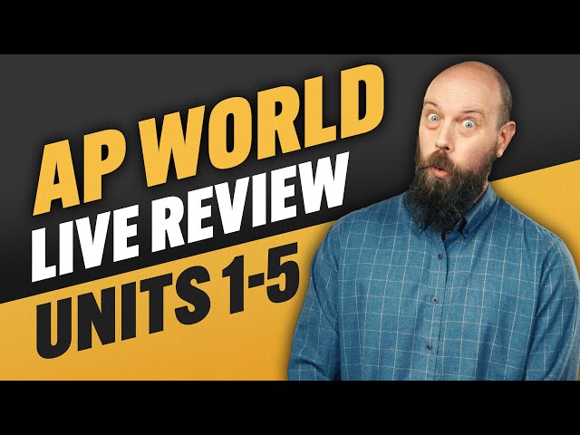 AP World History Livestream Review - Units 1-5