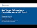 Chemical Pathology New Trainee Welcome Day 2023