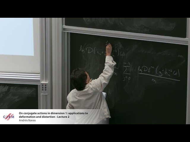 Conjugate Actions in Dimension 1: Applications to Deformation - Lecture 2
