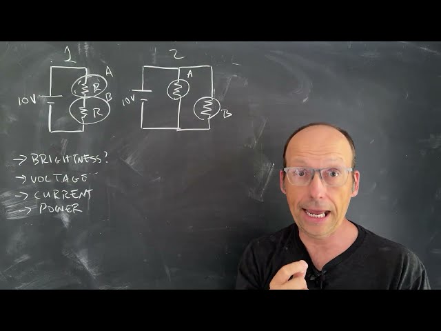 Simple Circuits - Which Bulb is Brighter? Finding the Current and Voltage