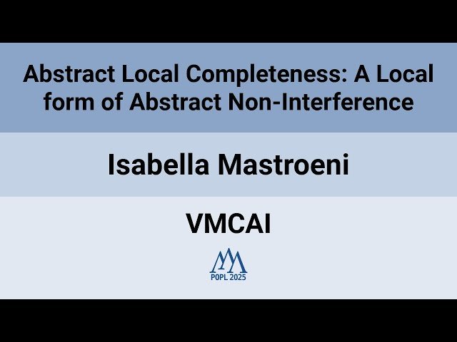 Abstract Local Completeness: A Local Form of Abstract Non-Interference
