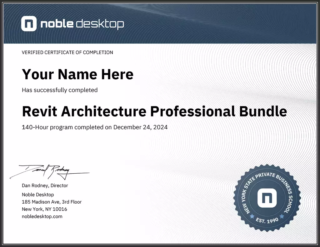 Online Course: Revit Certification Course (Self-Paced) from Noble ...