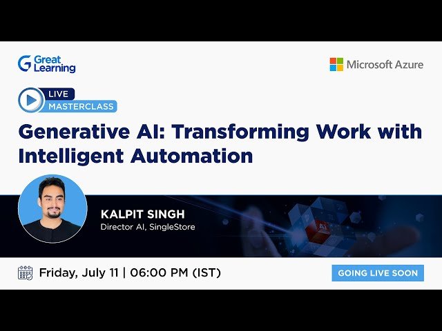 Generative AI: Transforming Work with Intelligent Automation