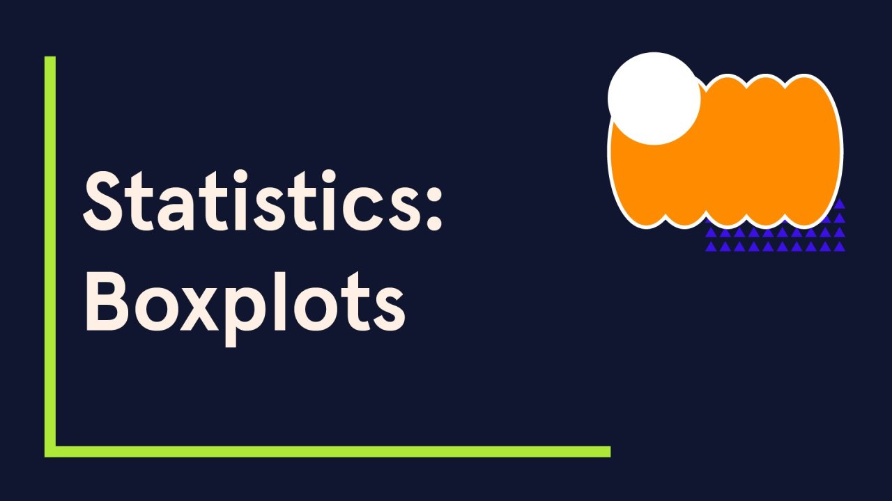 Statistics: Boxplots