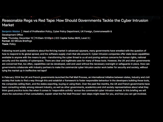 Reasonable Regs vs Red Tape: How Should Governments Tackle the Cyber Intrusion Market