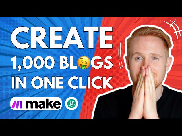 How I Make 1,000+ Blogs In One Click - SEO Optimized