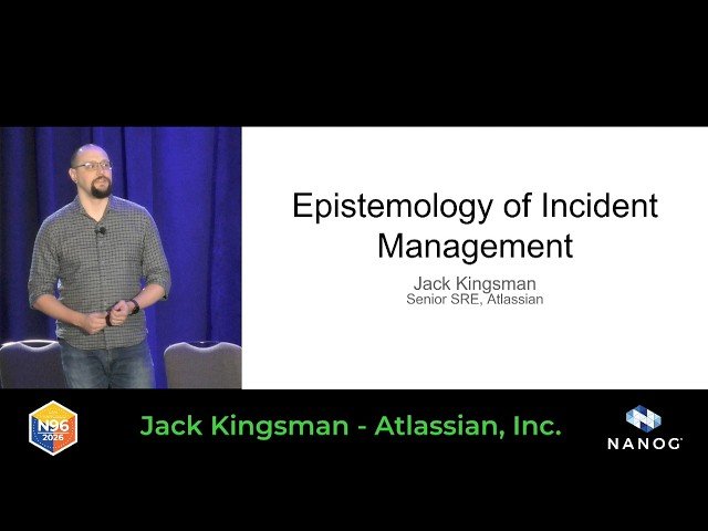 Epistemology of Incidents and Problem Solving