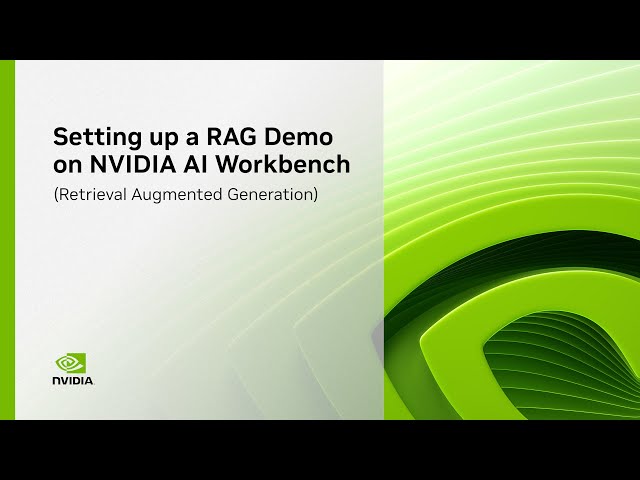 Setting Up a RAG Demo on NVIDIA AI Workbench - Step-by-Step Tutorial