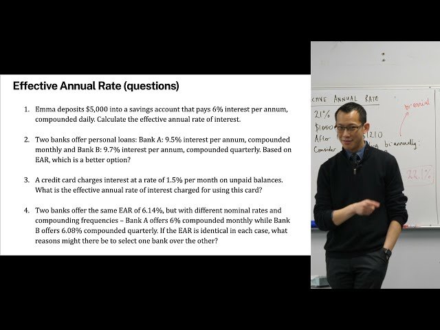 Effective Annual Rate