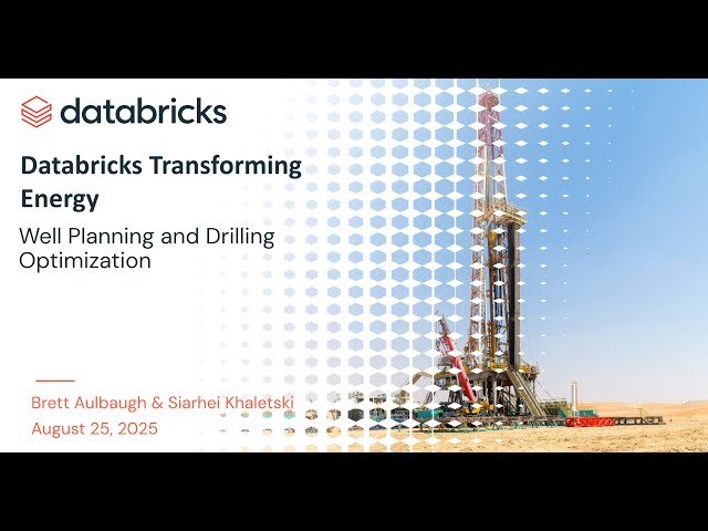 Transforming Energy - Well Planning and Drilling Optimization