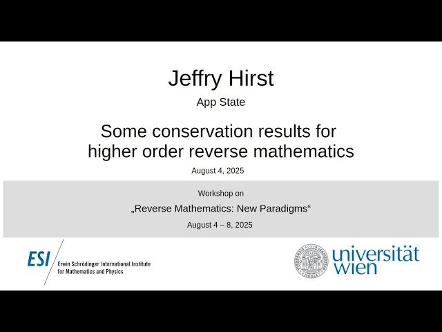 Some Conservation Results for Higher Order Reverse Mathematics