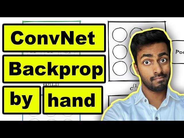 Convolutional Network Back Propagation by Hand - The Math You Should Know