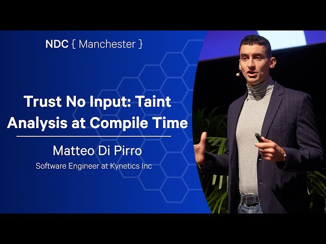 Trust No Input - Taint Analysis at Compile Time