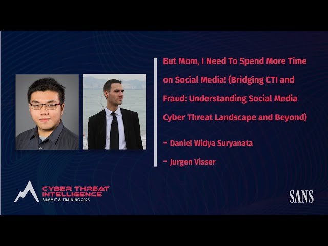 Bridging CTI and Fraud - Understanding Social Media Cyber Threat Landscape and Beyond
