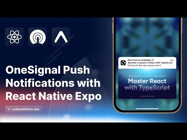 Push Notifications in React Native with Expo and OneSignal