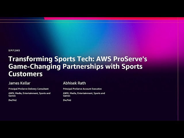 AWS ProServe's Game-Changing Partnership with Sports Customers - Serverless Audio Processing and AI/ML for Fan Engagement