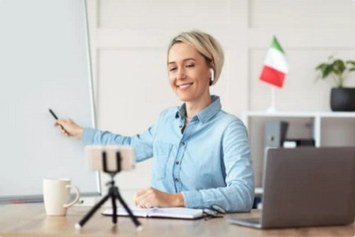 Italian Intermediate Level 1 (60 Minutes) (Live Online)