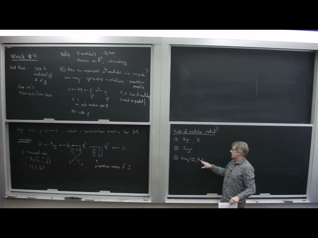Computational Commutative Algebra and Computational Algebraic Geometry - Lecture 4