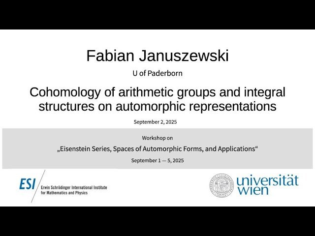 Cohomology of Arithmetic Groups and Integral Structures on Automorphic Representations
