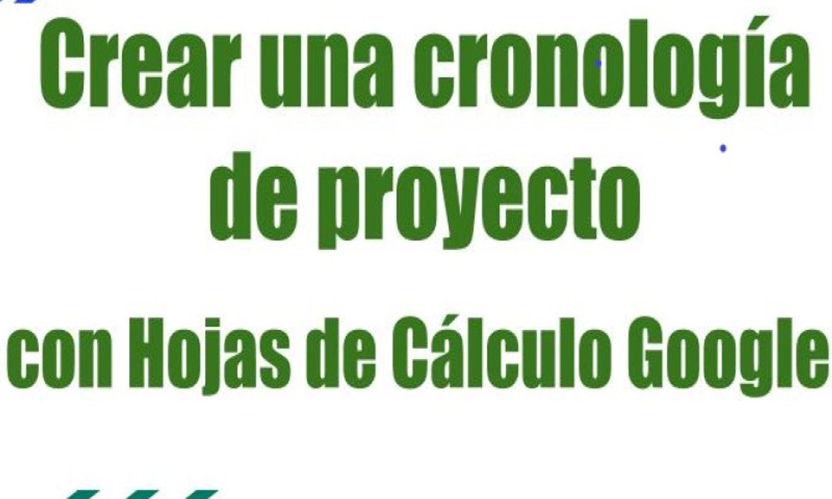 Crear una cronología de proyecto con Hojas de cálculo Google