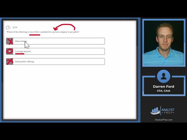 Mock Exam #4B - Questions 31-40 - CFA Level I Exam Preparation