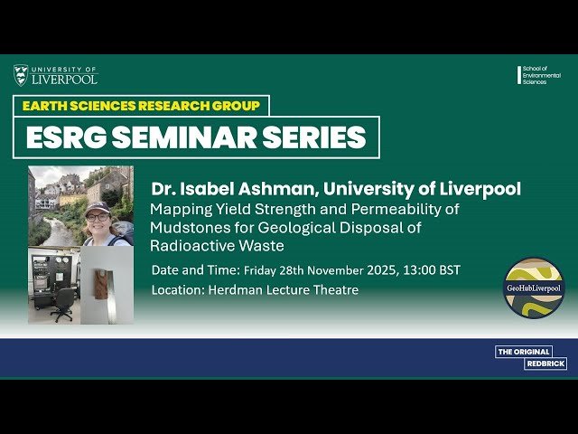 Mapping Yield Strength and Permeability of Mudstones for Geological Disposal of Radioactive Waste