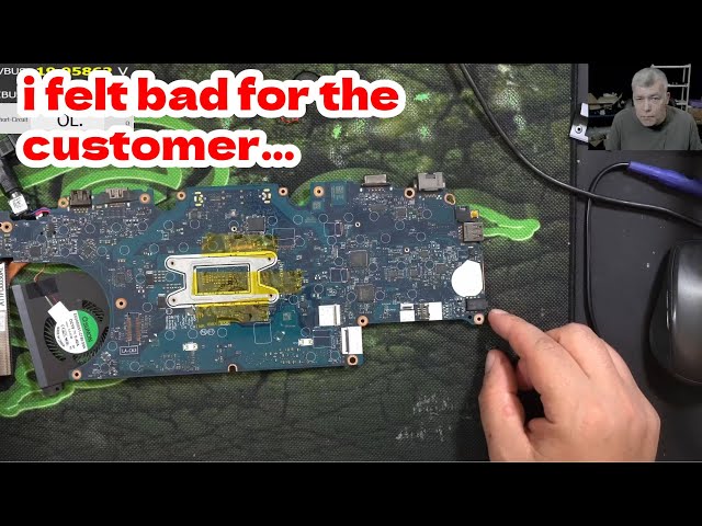 Dell Latitude E5470 Not Coming On - Customer Tried to Fix It But Missed the Fault