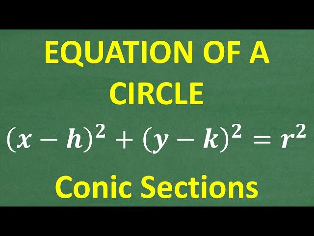 Equation of a Circle Explained - Algebra and Geometry Basics