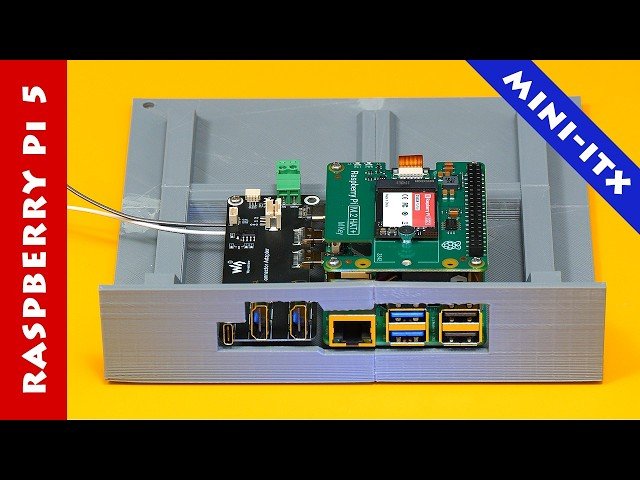 Mini-ITX Raspberry Pi 5 - Converting Raspberry Pi 5 into a Mini-ITX PC Case Compatible Board