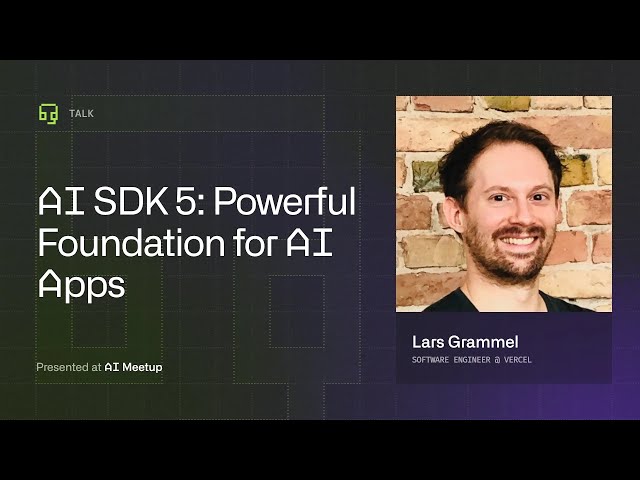 AI SDK 5 - What's New and What's Next
