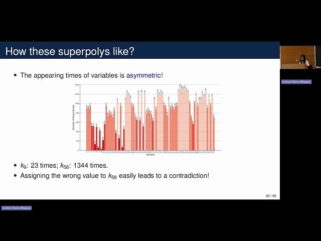 Cube Attacks - Talk 1/2