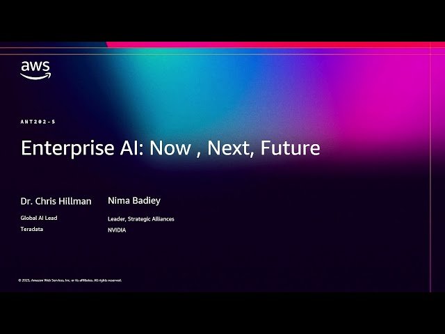 Enterprise AI - Now, Next, Future